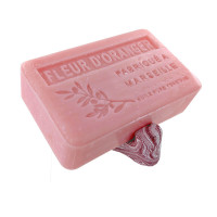 Porte savon "Trident" teinté rouge 